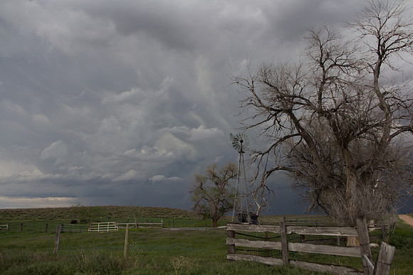 Stormy Day Windmill