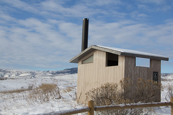 Day 3 - Outhouse with a view