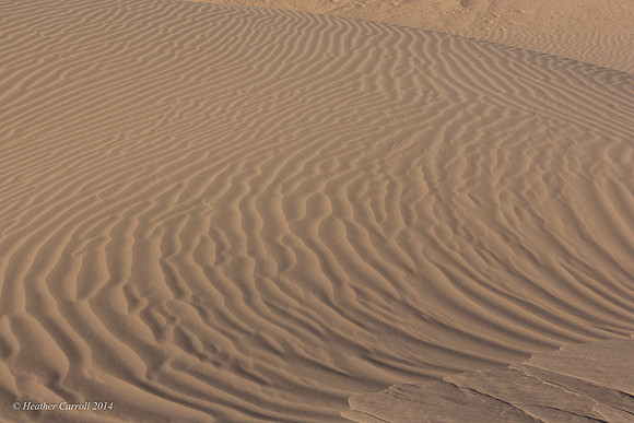 interesting sand patterns