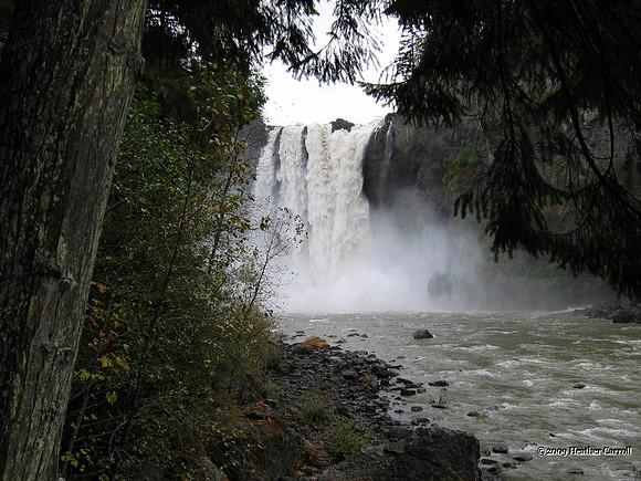 Snoqualmie Falls  from below