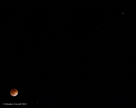 Blood Moon and Mars