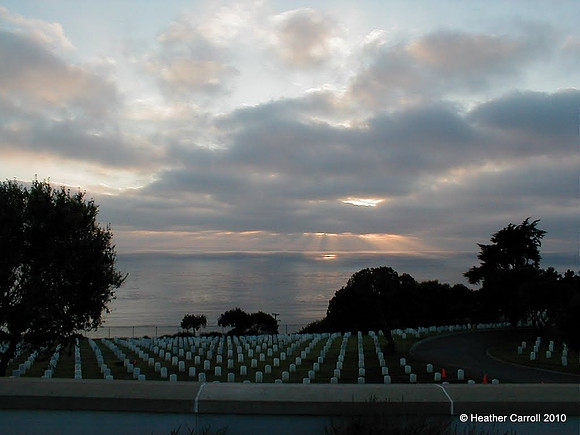 Cemetery in the Sunset